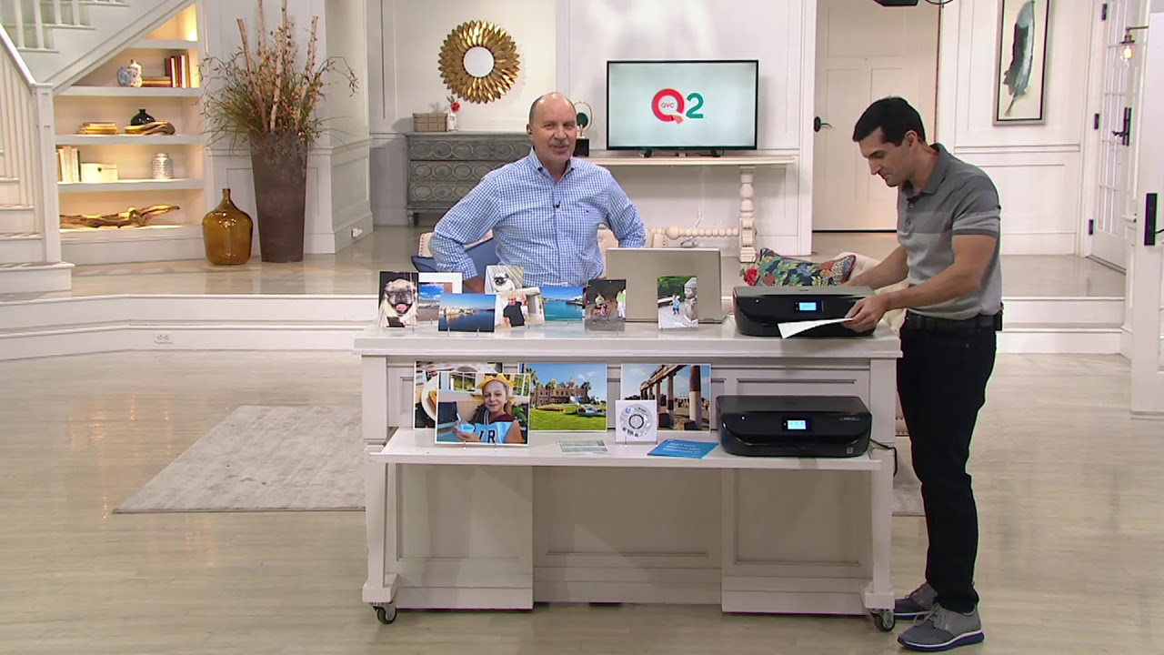 HP ENVY 4520 Photo Wireless Printer w/ Copy Scan, Air Print & Touch Display on QVC