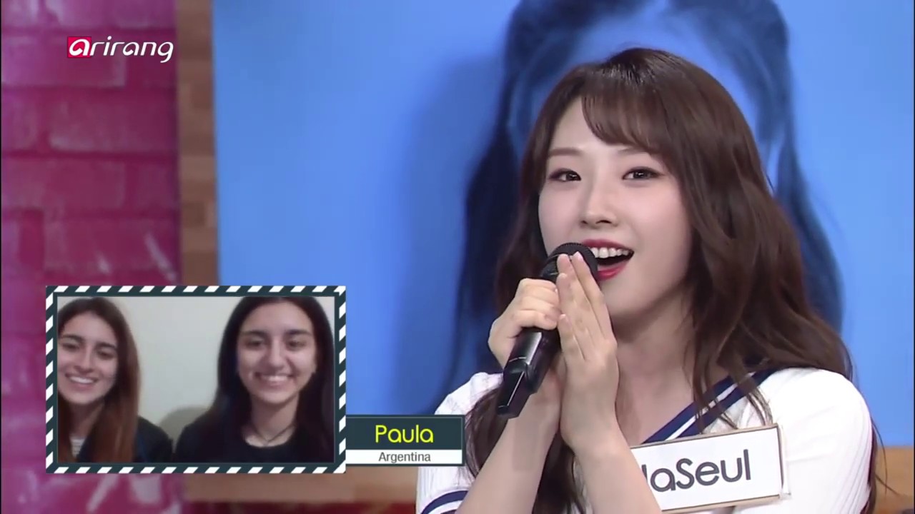 Haseul trying out that Hihigh note (Thank you Paula)