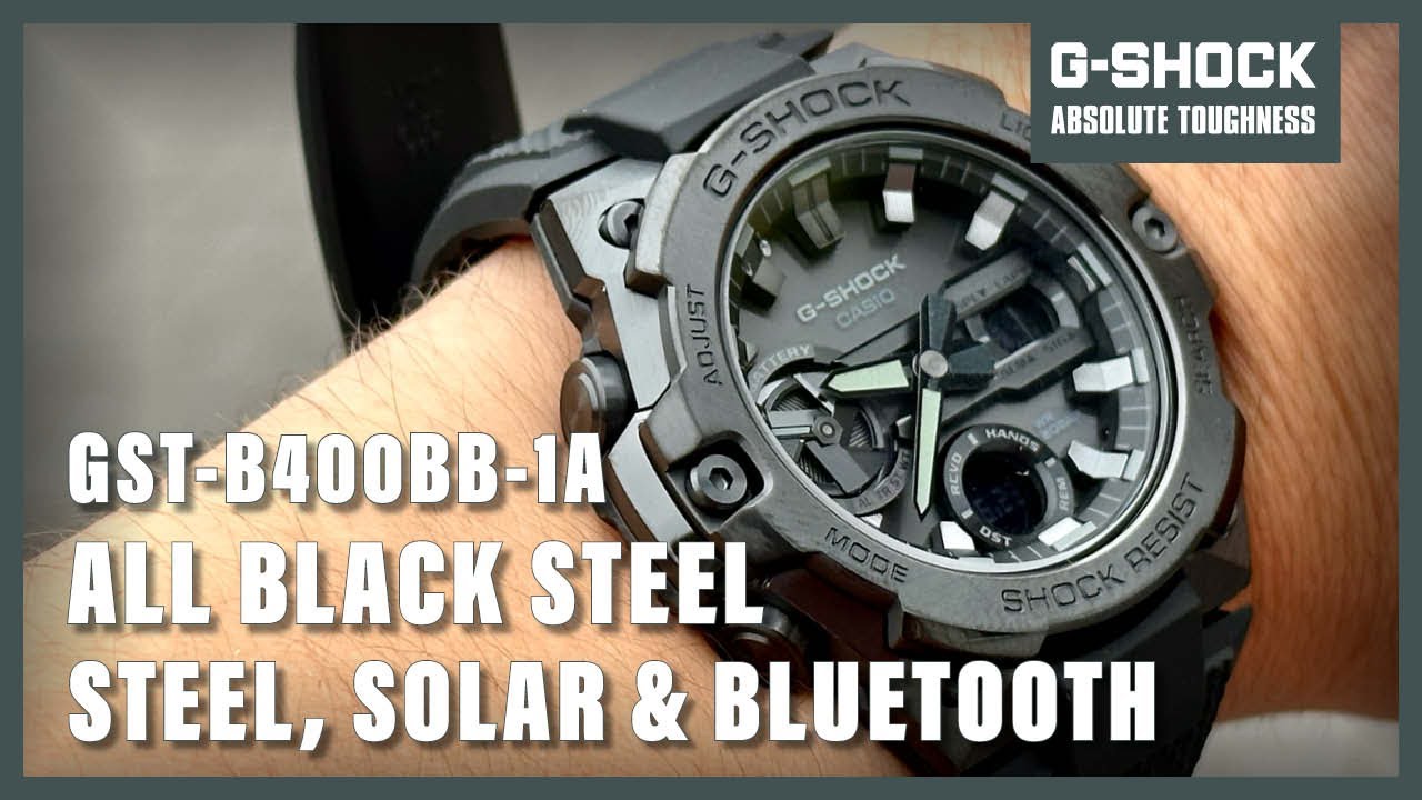 Unboxing The Casio G-Shock GST-B400BB-1A