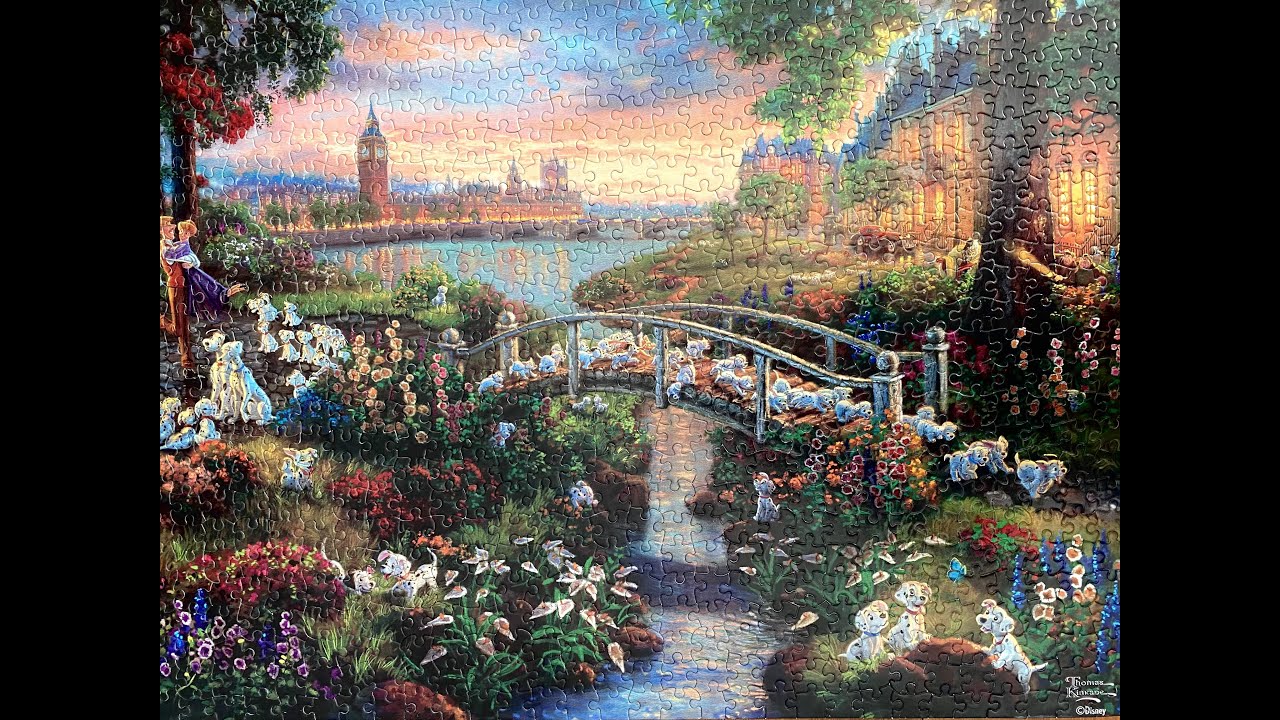 101 Dalmatians #puzzle #thomaskinkadepuzzles