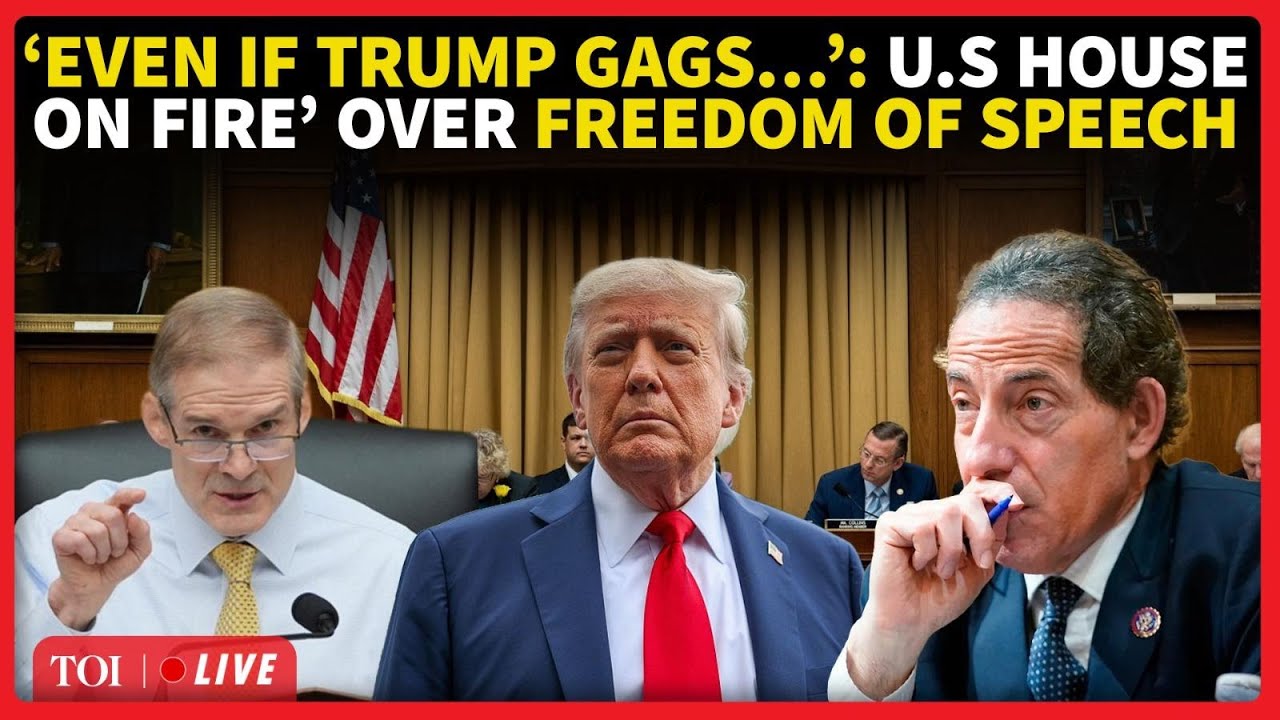 US House LIVE | 'Trump’s Bid To Choke…': Democrats Go Nuclear During Freedom Of Speech Hearing