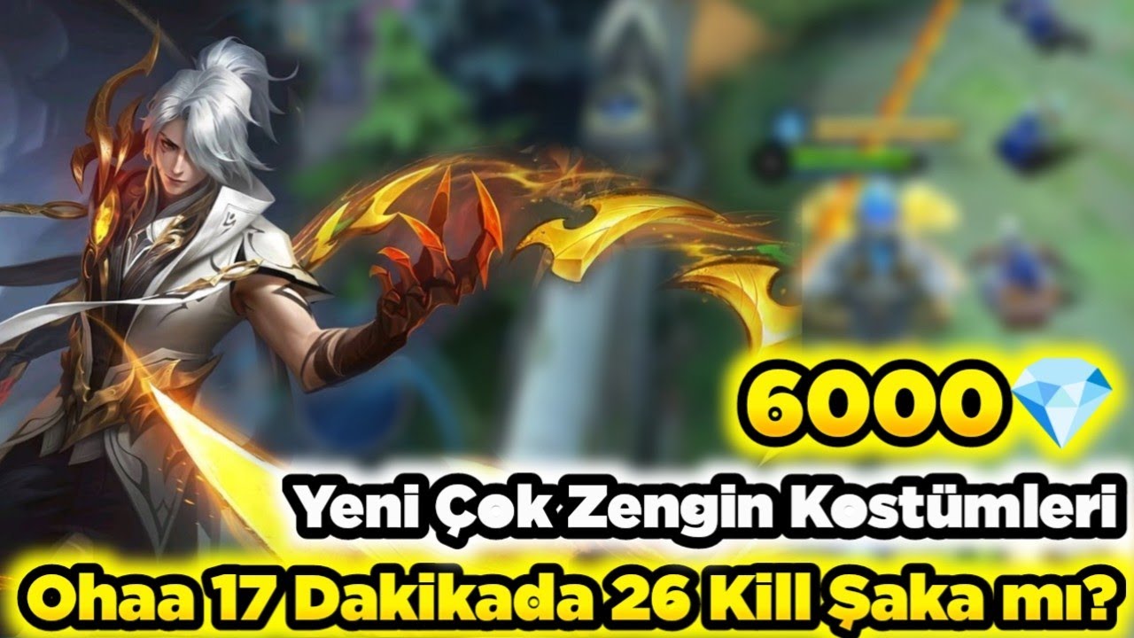 Yuhh! 17 Dakikada 26 Kill Bu Nasıl Güç Yeni Zengin Kostümleri Aamon ve Hanabi Efsaneler MLBB