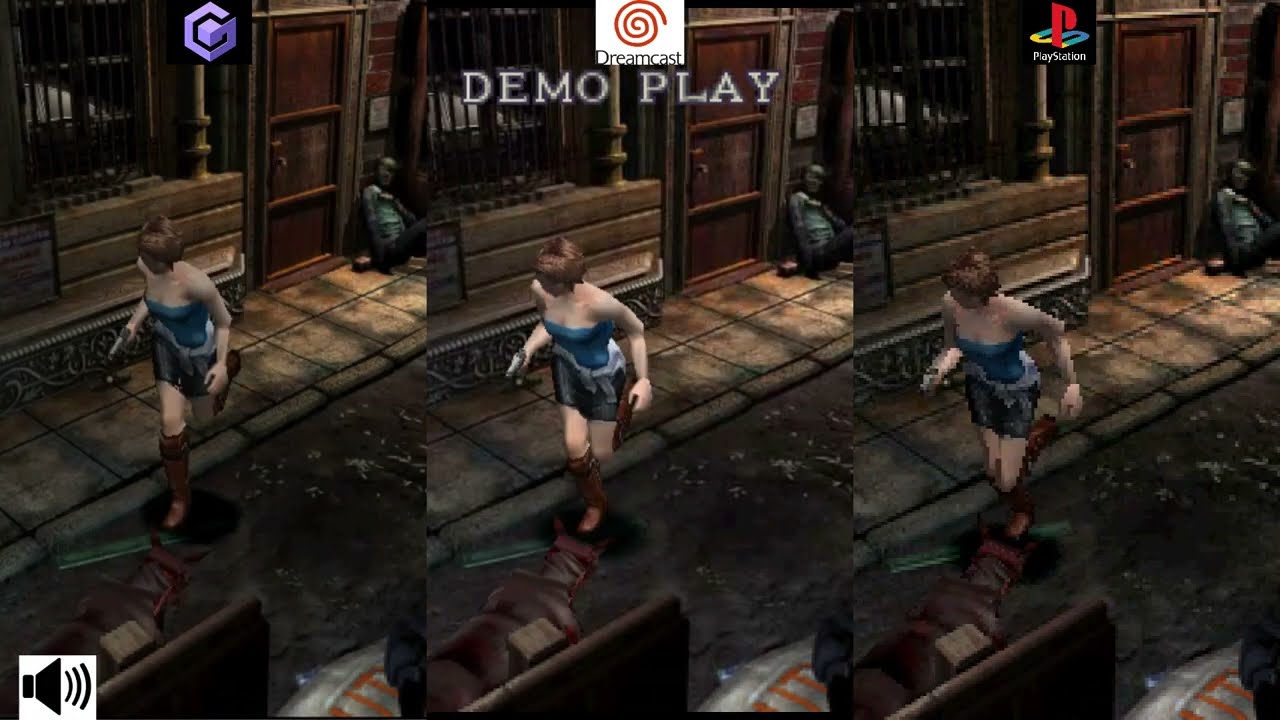 Resident Evil 3 Gamecube VS Dreamcast VS PS1 Console VS Console
