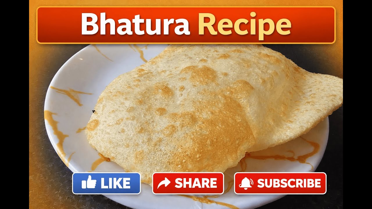 Soft & Fluffy Bhature 😍 | Easy Homemade Bhature Recipe