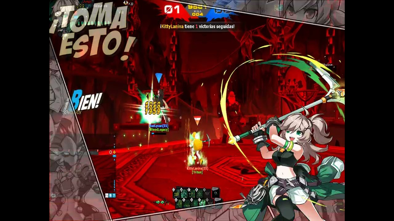 Elsword EU KittyLanina Vs Gredy. Torneo PvP (No oficial) 2 #