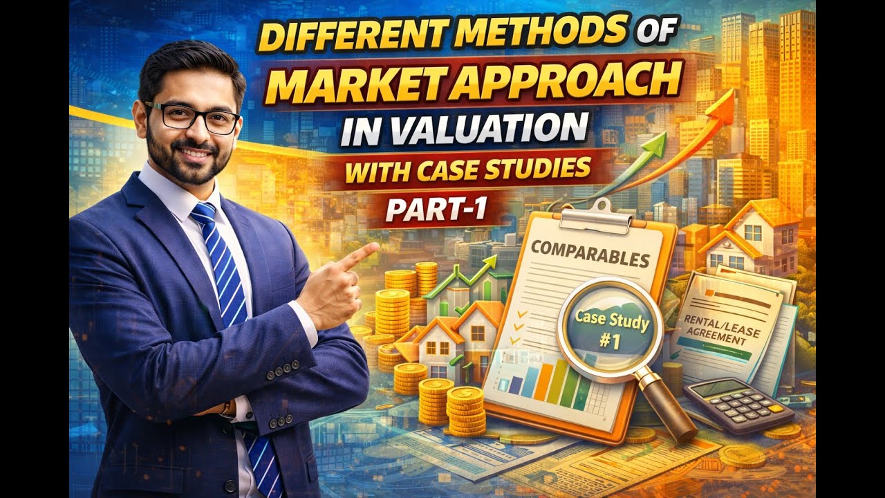 DIFFERENT METHODS OF MARKET APPROACH IN VALUATION WITH CASE STUDIES PART-1 BY THE BEST RVO IN INDIA