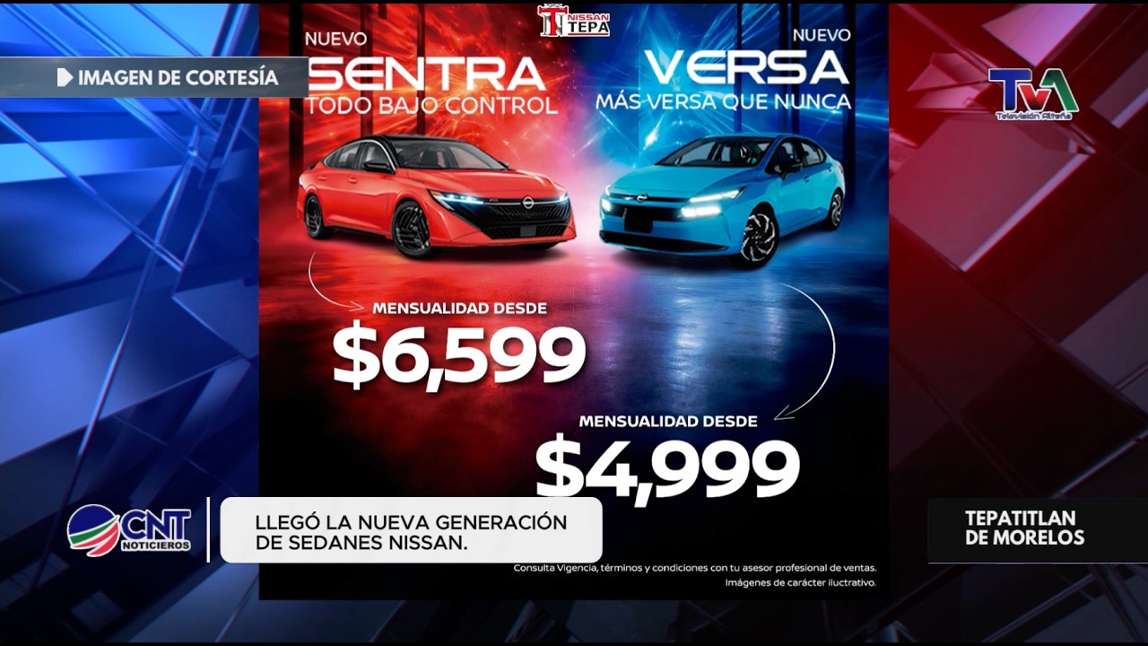 🚗 Nuevo Nissan Sentra 2026 y Nissan Versa 2026 en Tepatitlán | Diseño, tecnología y seguridad
