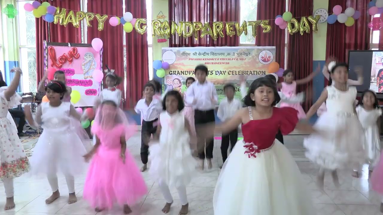 GROUP DANCE || GRANDPARENTS' DAY CELEBRATION || PM SHRI KENDRIYA VIDYALAYA NO.1 BHUBANESWAR