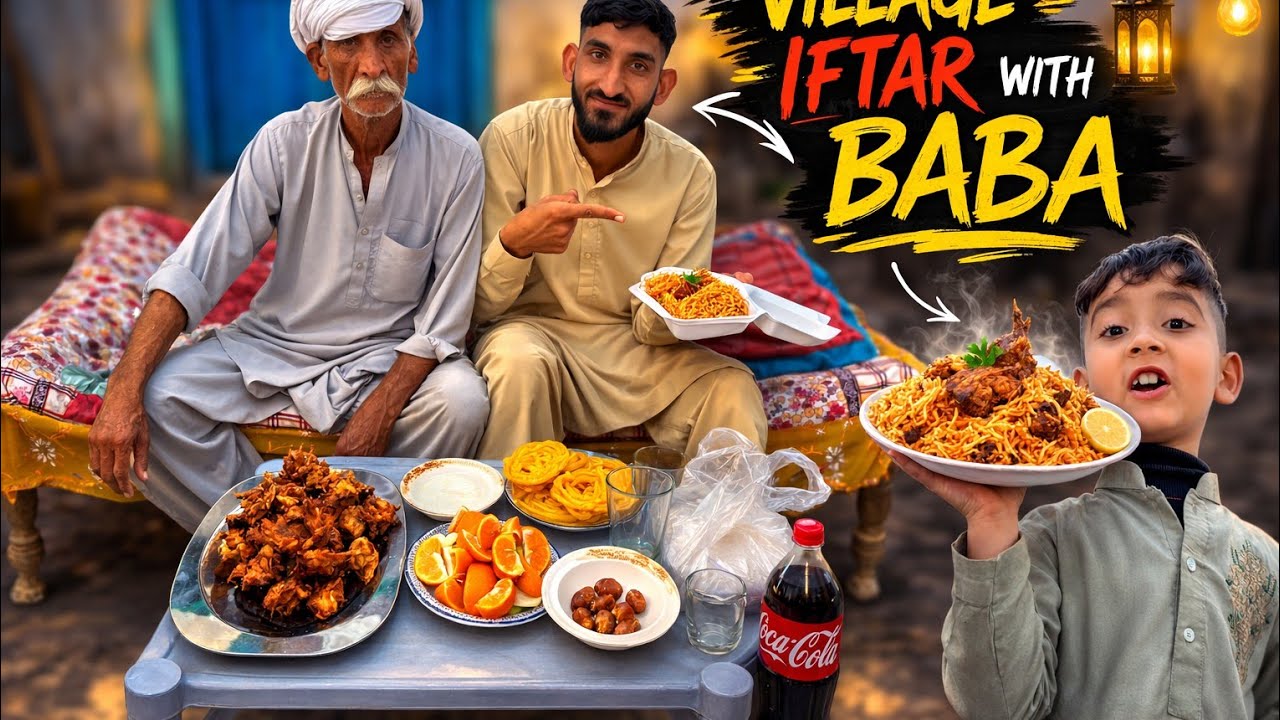 Village Ifftar With BABA 🙂 Abdullah Biryani Ka Diwana Nikla 😁 Family vlog 