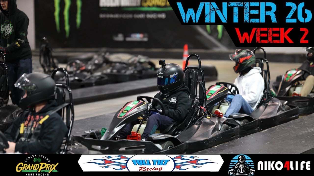 WEEK 2 LIVE STREAM | LEHIGH VALLEY GRAND PRIX | WINTER26 | JR KART RACING LEAGUE