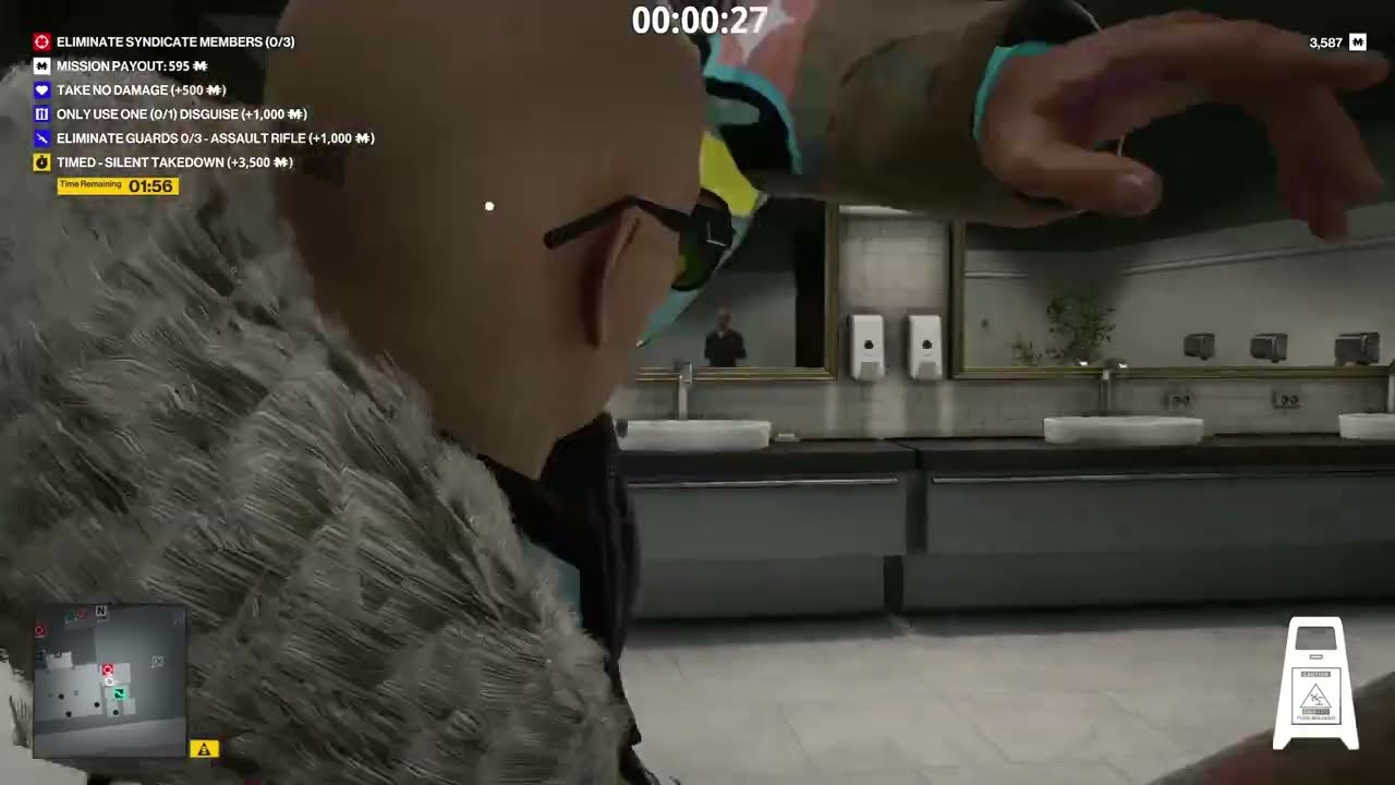When you pick Timed Silent Takedown