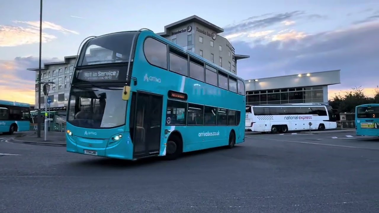 Buses at Derby bus station 14/09/2024