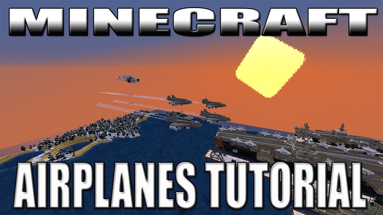 MINECRAFT / HYTALE : Fighter Jet, Hawkeye, Helicopter Tutorial