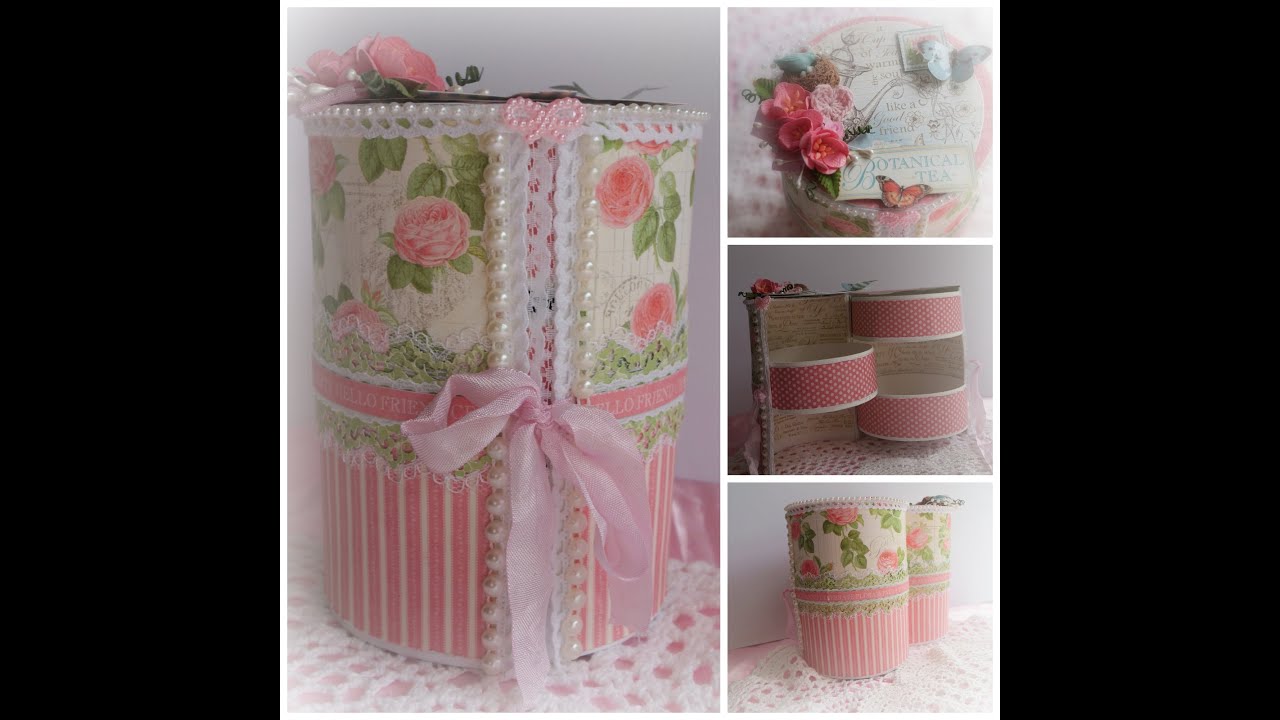 Botannical Tea Altered Storage Box