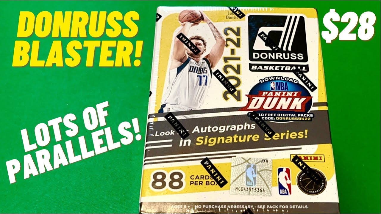 2021 22 Panini Donruss Basketball Blaster Box Opening Review! ORANGE LASERS! New Retail Sports Cards