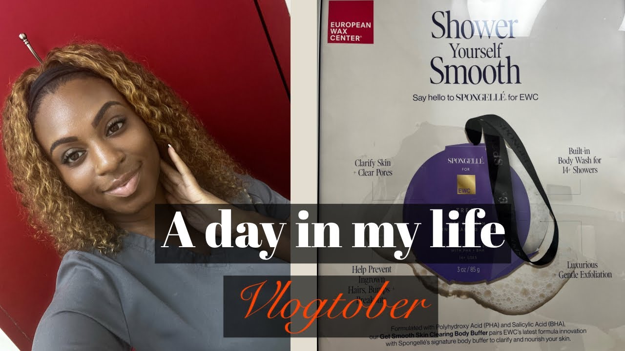 🎃VLOGTOBER7: Day in my life as a waxer|ewc|Come to work with me|Vlogtober