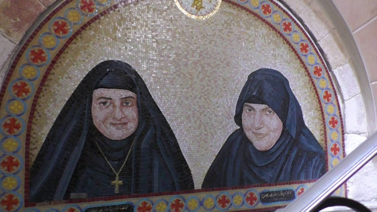 The shrine of Tamav Johanna and Tamav Kereya, St. George monastery in Old Cairo