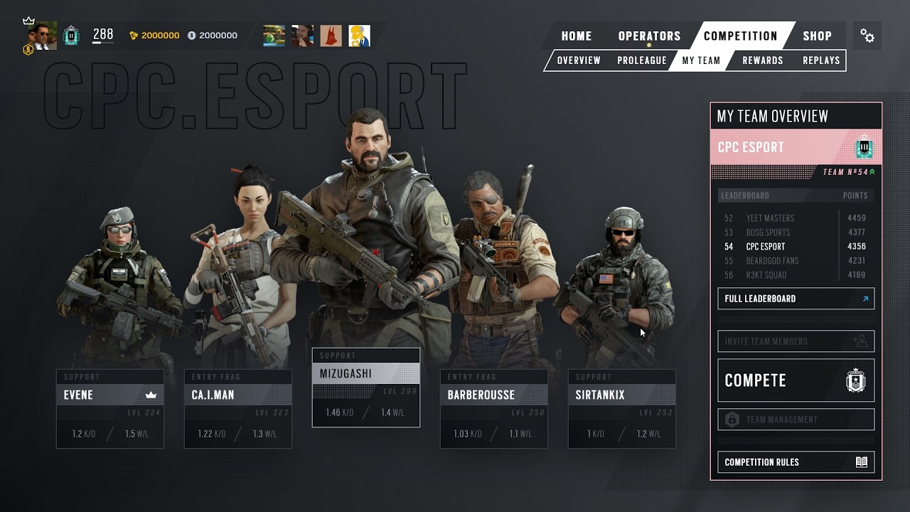 New UI/HUD/Menu Rework + Operators Operation Crimson Heist - Rainbow Six Siege
