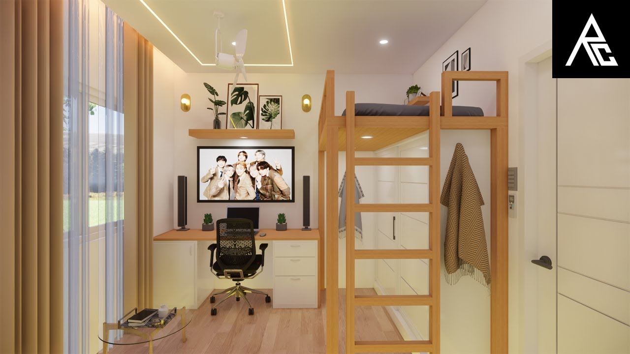 Stunning Loft Bed Idea for Small Rooms