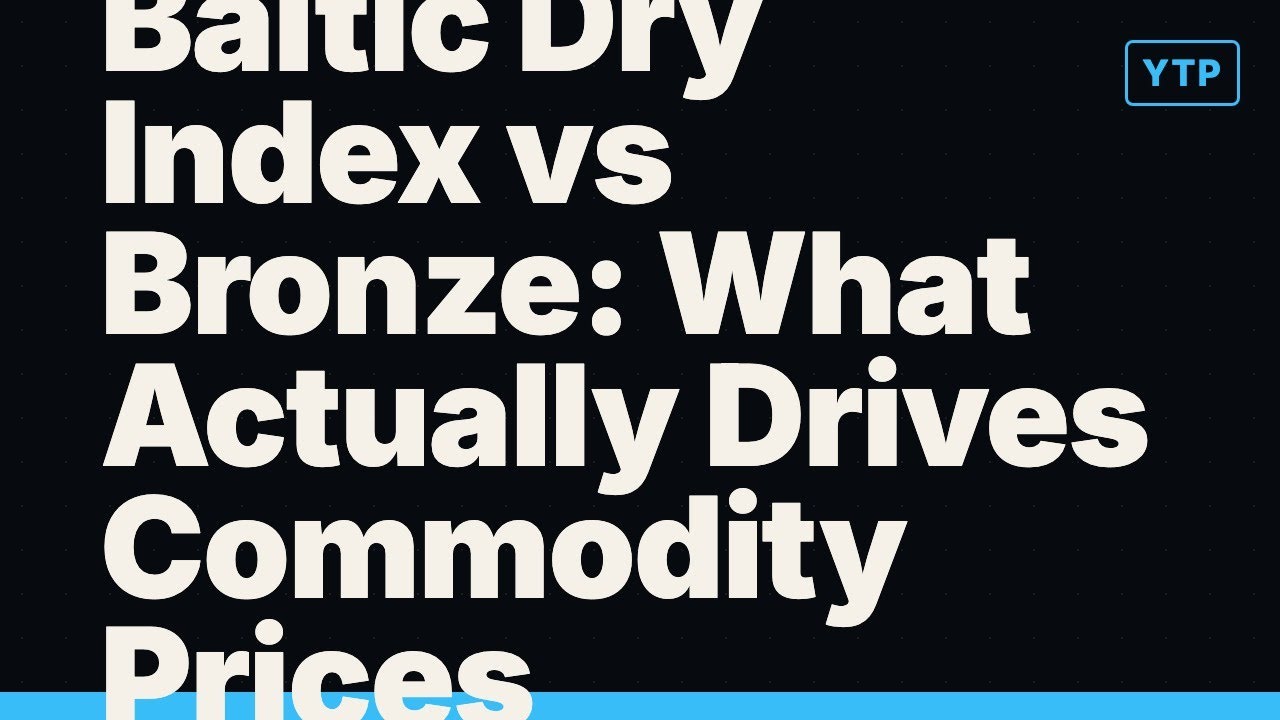 Baltic Dry Index vs Bronze: What Actually Drives Commodity Prices?