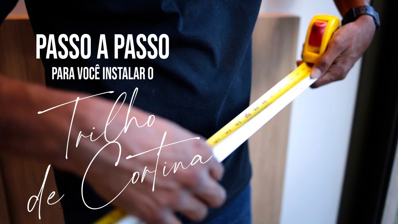 Como fazer a instalação de trilhos de cortinas?