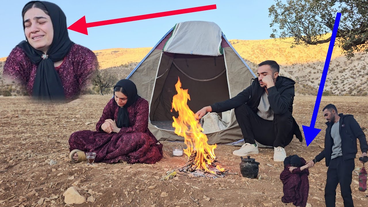 A nomadic father prevents his daughter from returning home