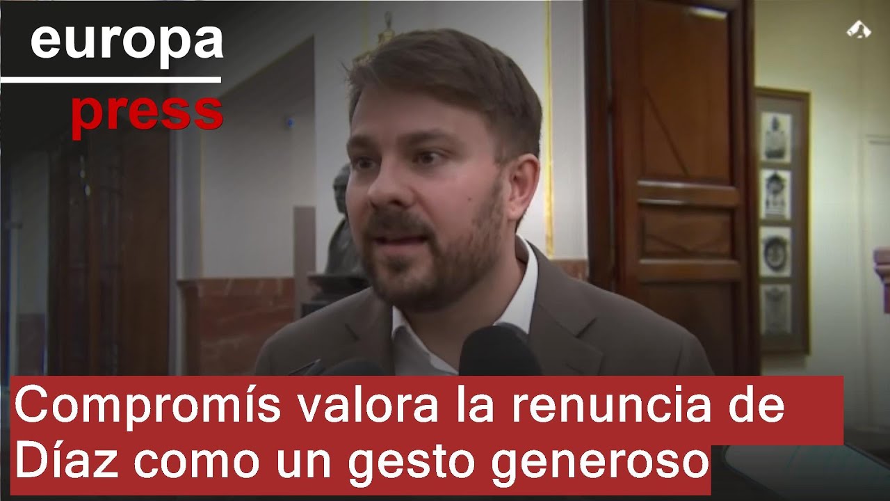 Compromís asegura que la renuncia de Díaz 