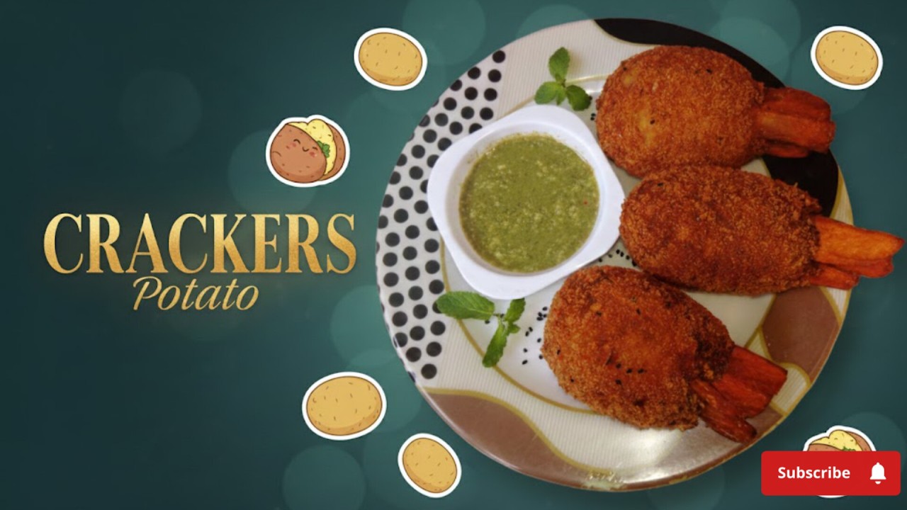 CRACKERS Potato Snacks / potato crackers recipe / #potatorecipe#krakers#food #foryou#fy#trendingnow