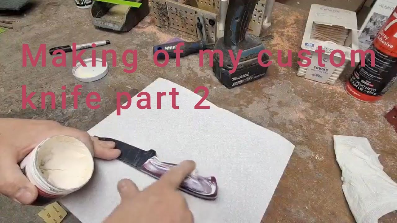 The making of my custom knife - Part 2 - Sheath and handle Creation