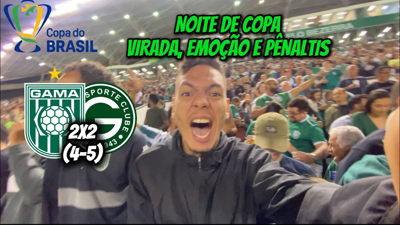 COM PÊNALTIS, VIRADA E BEZERRÃO PULSANDO, O GAMA CAI PRO GOIÁS NA 2ª FASE DA COPA DO BRASIL!