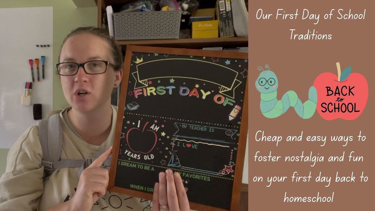 First Day of School Traditions // easy and cheap ways to make it special