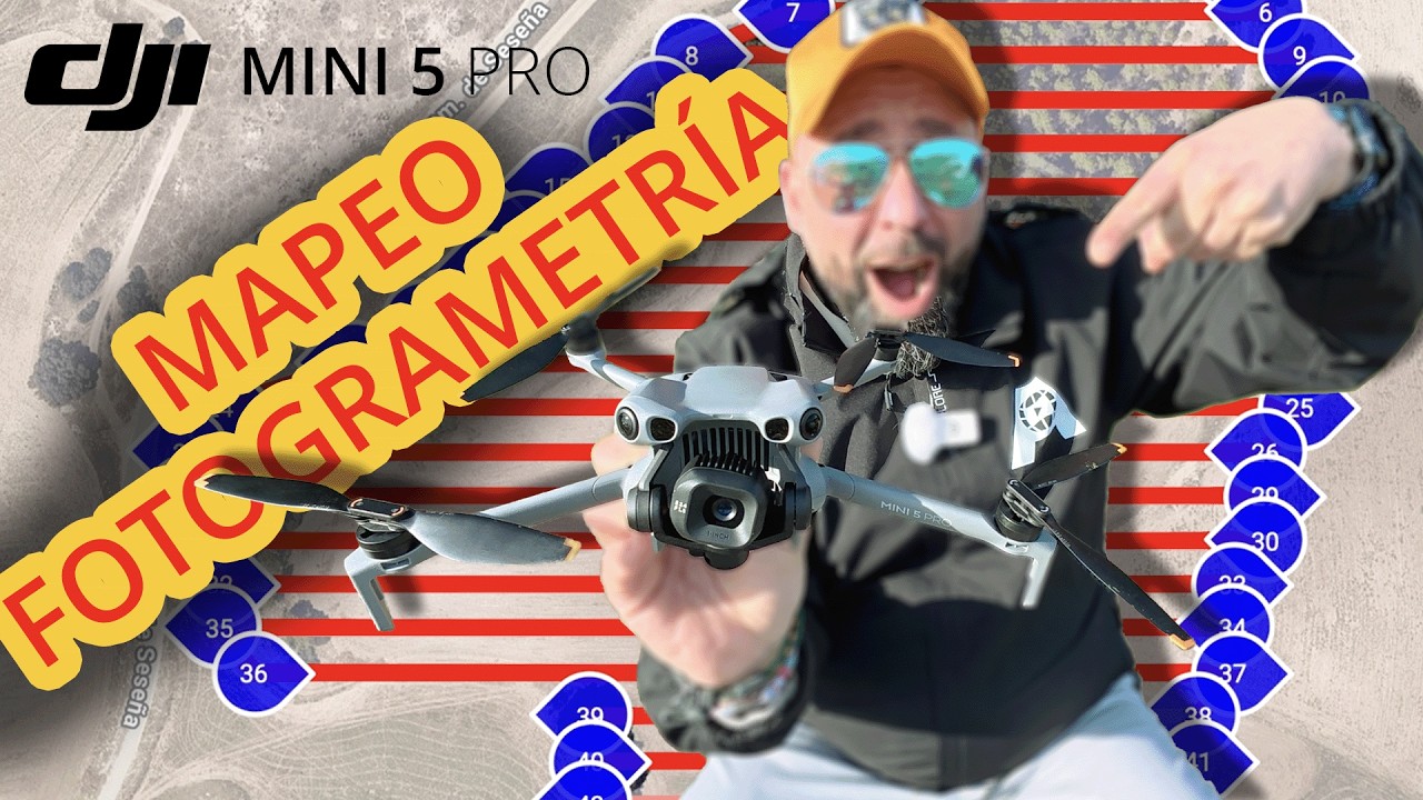 DJI MINI 5 PRO 🔥 MAPEO 🔥 FOTOGRAMETRÍA PROFESIONAL 🟡 GRATIS Y SIN SDK LIBRE