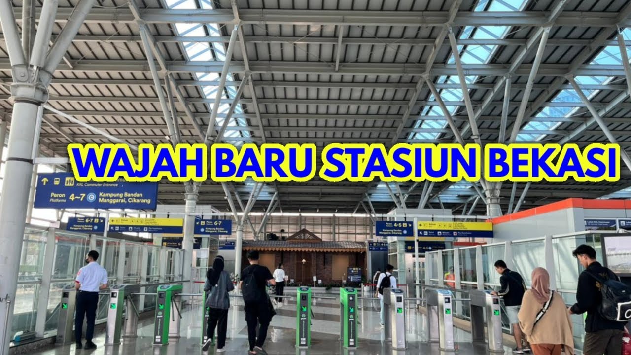 WAJAH BARU STASIUN BEKASI! MEGAH DAN ESTETIK