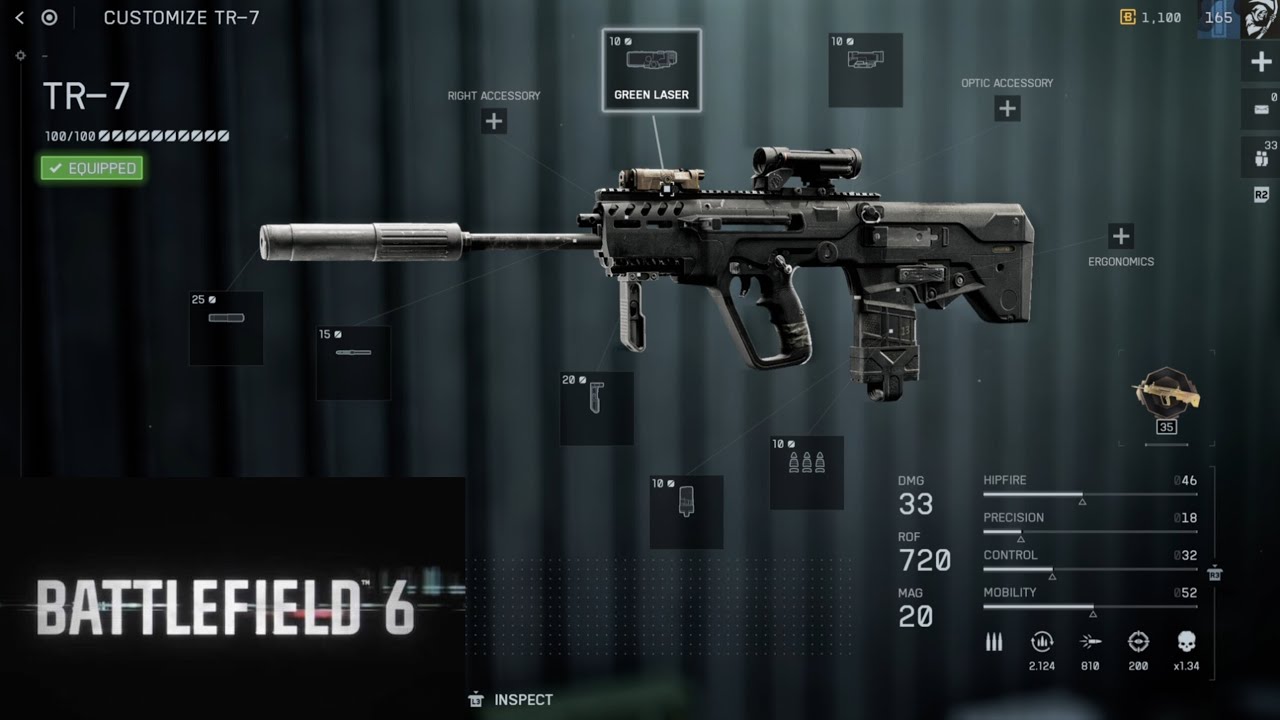 TR-7 Perfect MP Build+Gameplay#battlefield #tutorial #customization #multiplayer #online #mustwatch 