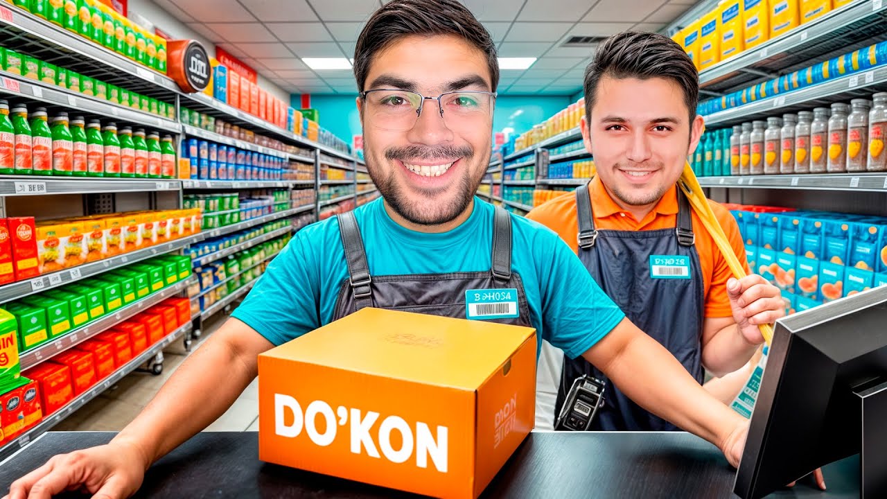 DO'KONIMIZGA HUSH KELIBSIZ! AKAM BILAN YANGI BIZNES BOSHLADIK - SUPERMARKET SIMULATOR #1