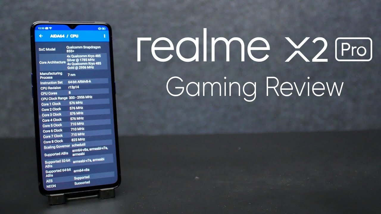 Realme X2 Pro Gaming performance with Battery and Temperature Reading