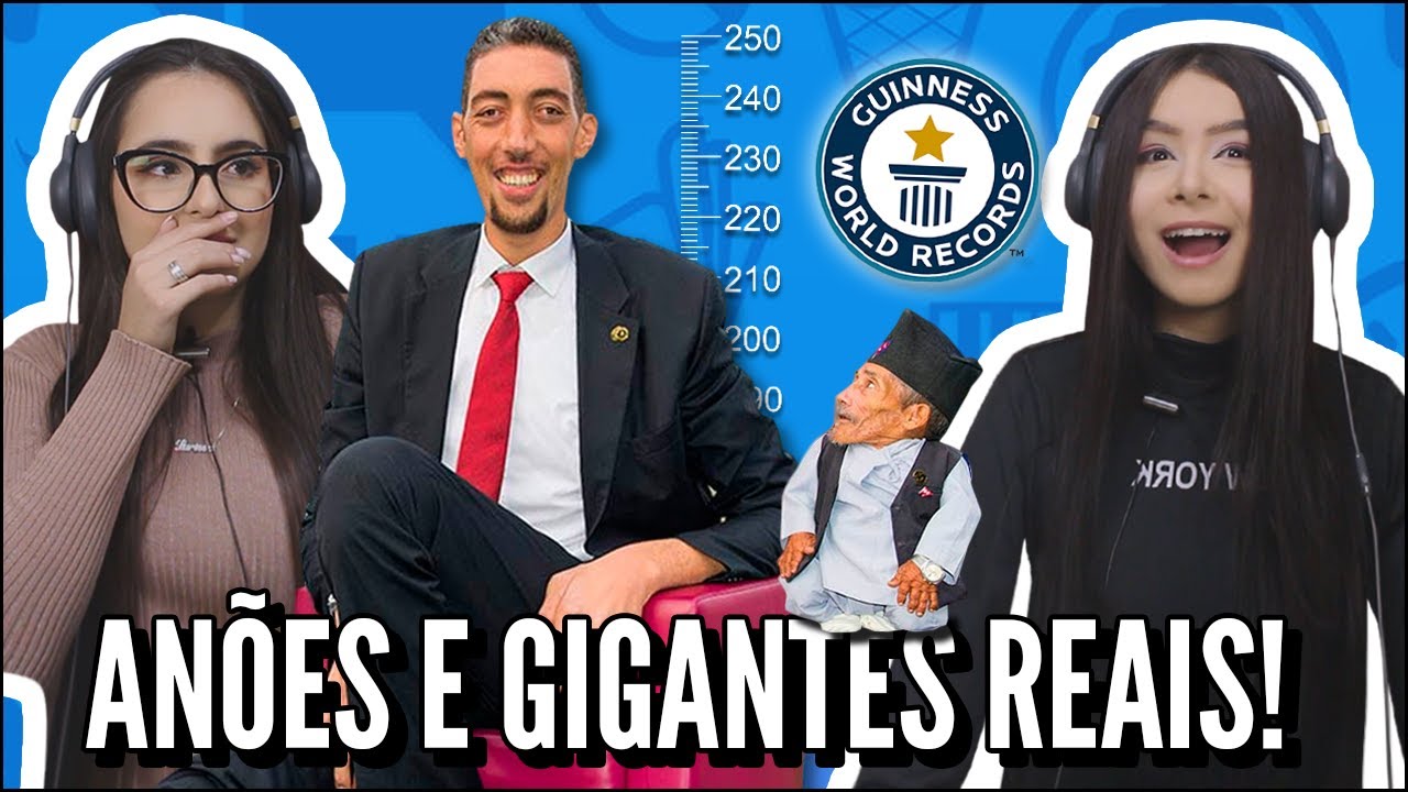 JOVENS REAGEM AS MAIORES E AS MENORES PESSOAS DO MUNDO! - FALA DE TUDO