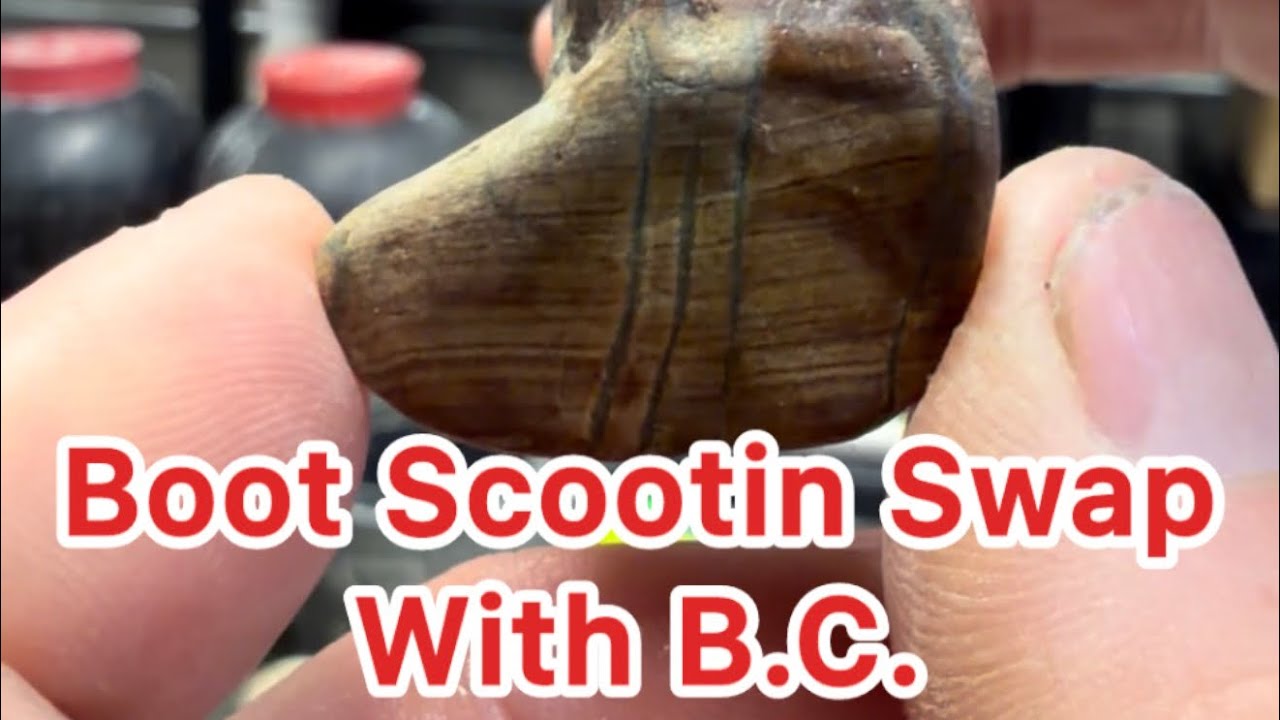 Boot Scootin Swap With B.C. #britishcolumbia #rocks #rockhound #lapidary