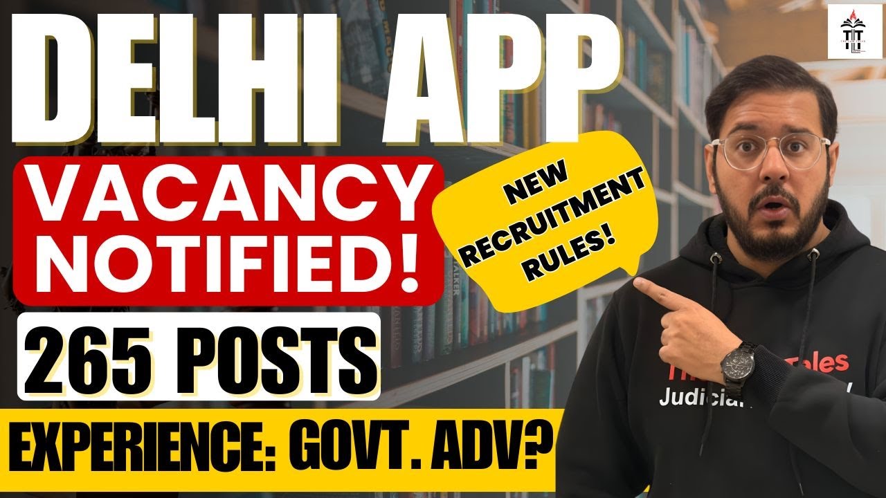 Delhi APP Vacancy 2026 Notification Out 📢| Total-265 Post | Delhi APP Vacancy Update | Shubham Sir
