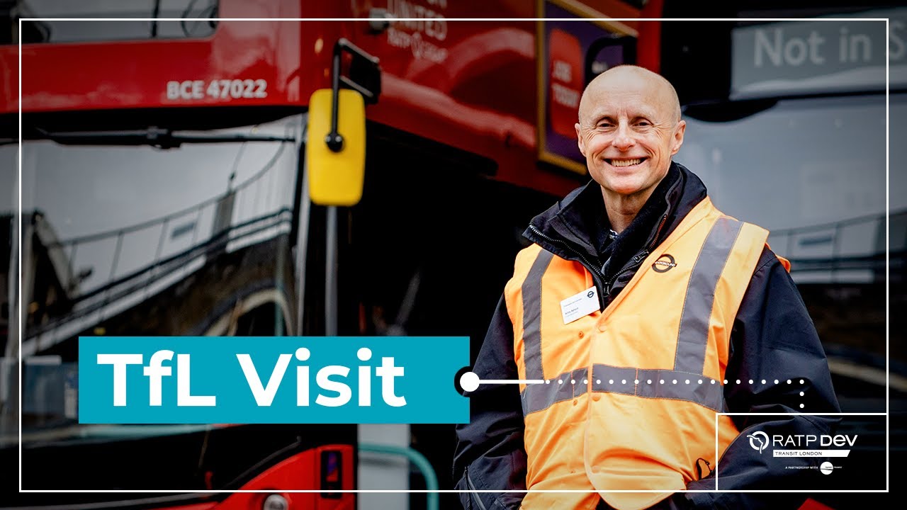 TfL Commissioner Andy Byford at Shepherd's Bush garage