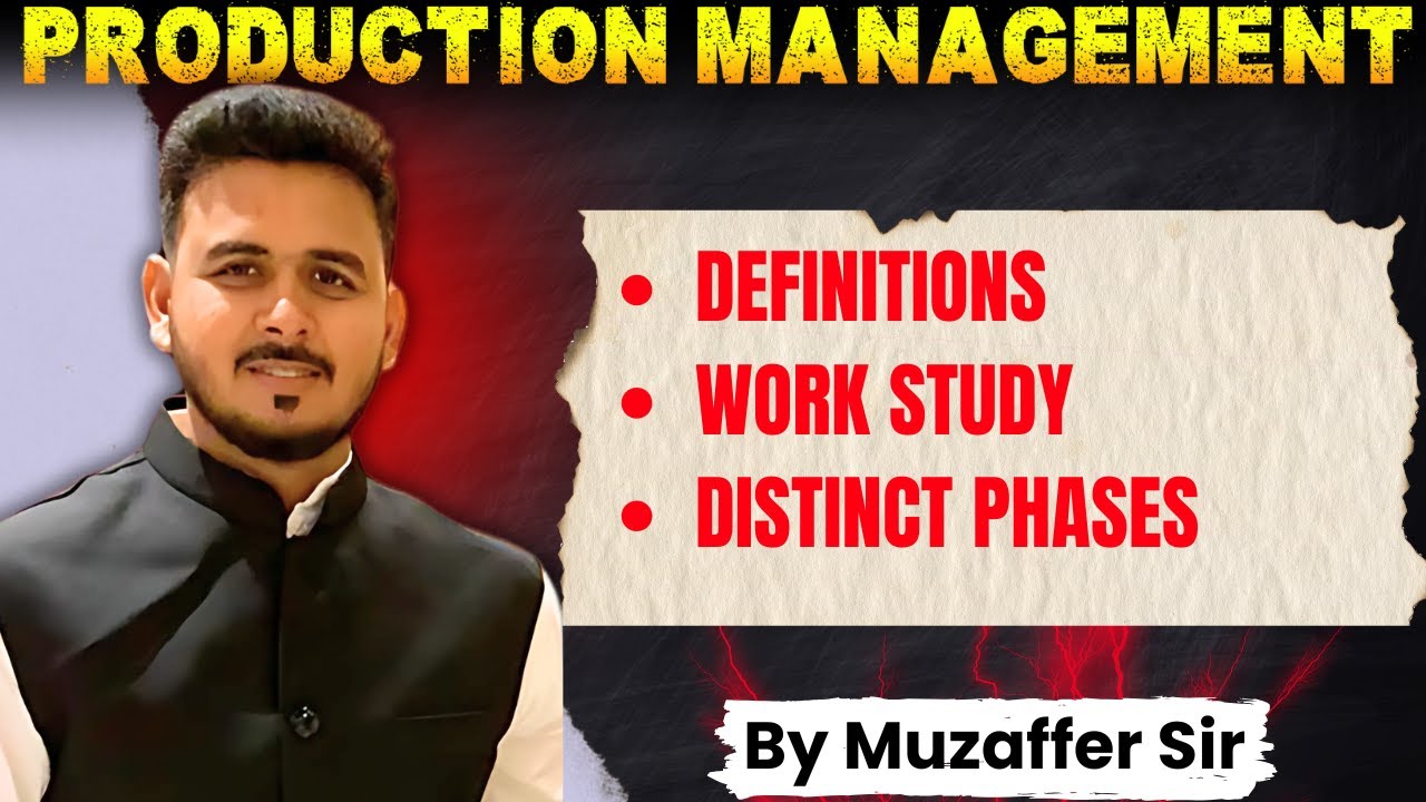 Mine Management  | Production Management | DGMS 2025 Exam Preparation | by Muzaffer Sir