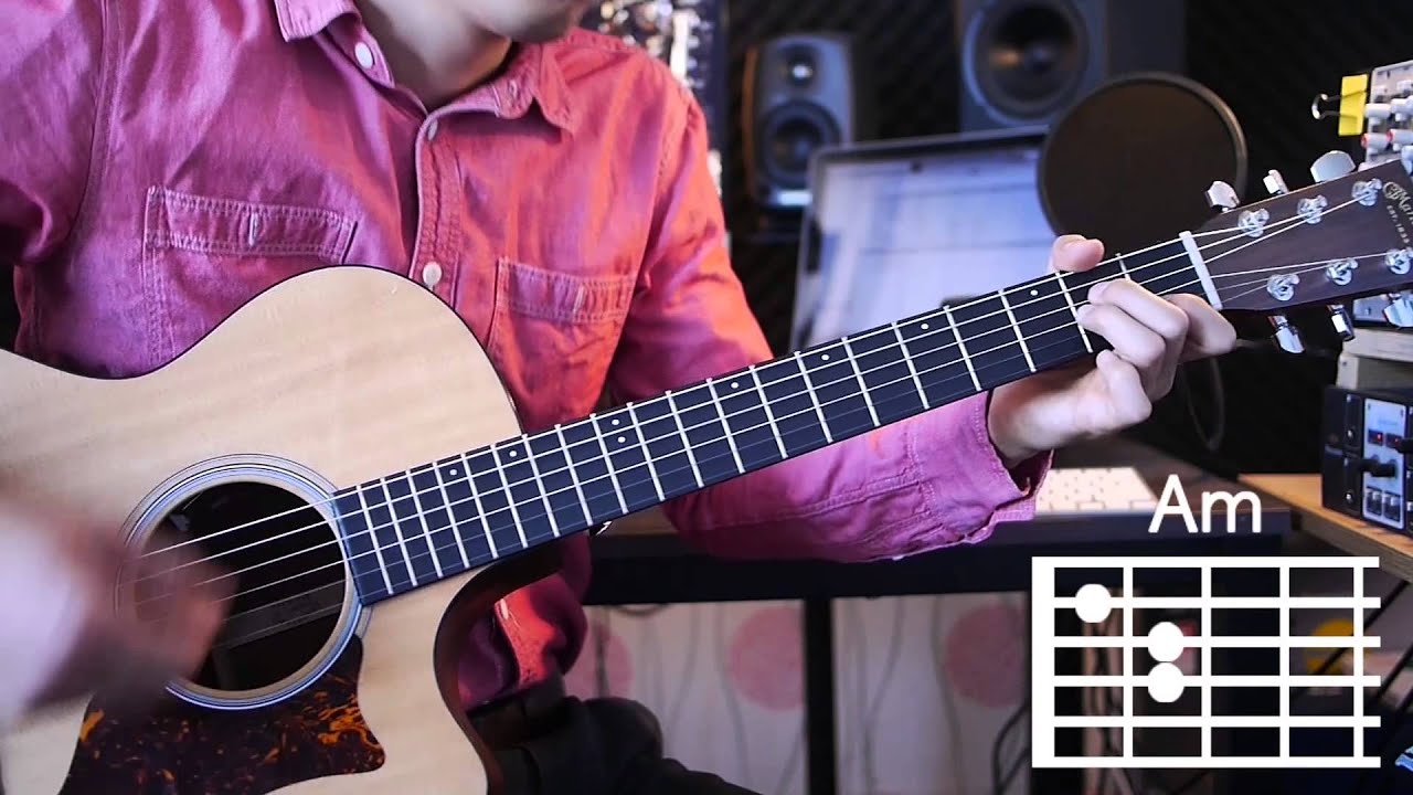 [어썸기타/ASOMEGUITAR] Lucky - Jason Mraz 기타강좌/Guitar tutorial 난이도/Level ★ ☆ ☆ ☆ ☆