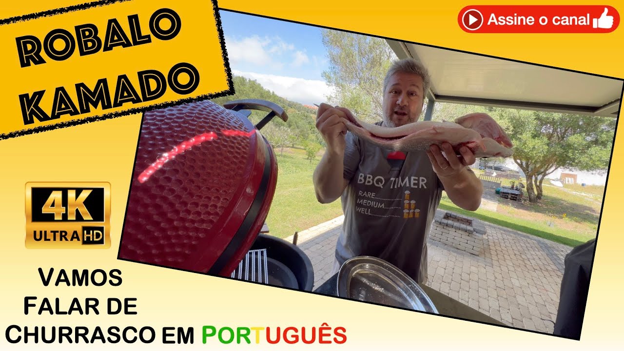 Robalo no Kamado