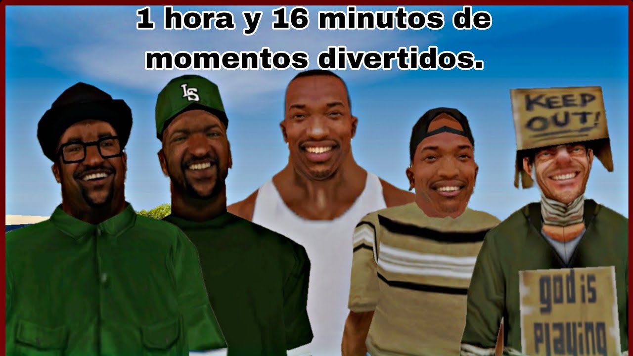 1 hora y 16 minutos de momentos divertidos en el GTA San Andreas.