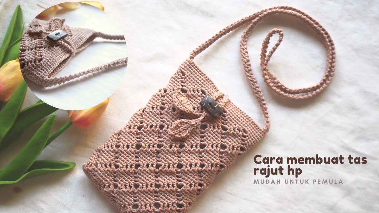 crochet mini sling bag|| phonebag