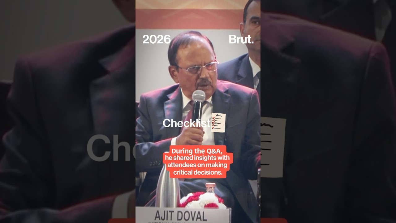 NSA Ajit Doval shared tips with students on taking critical decisions under pressure.