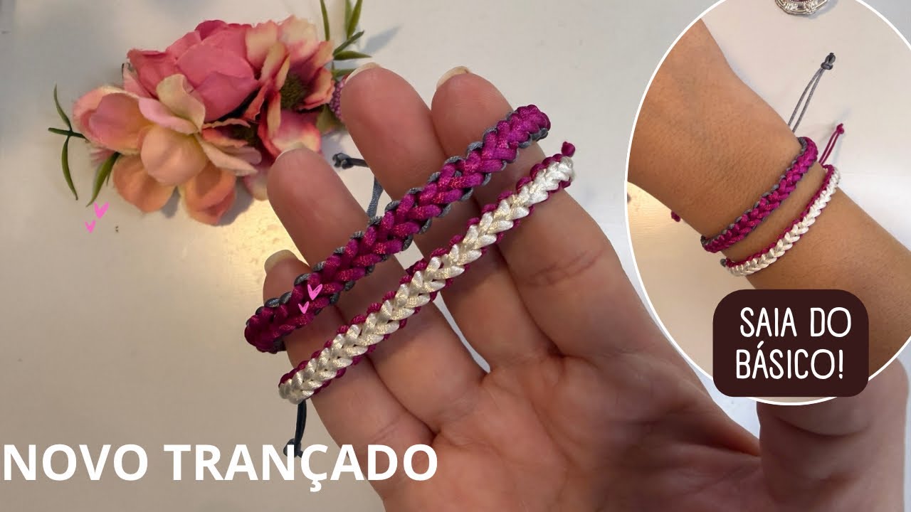 Pare de fazer o básico! Conheça esse NOVO trançado de Macramê incrível.