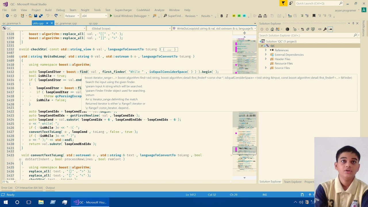 2.1 QC Trans-Compiler - Amazing AST Parser - Code Explanation
