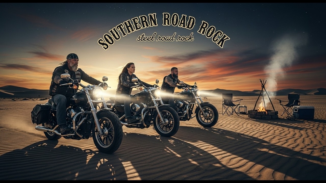 Steel Road Rock – Midnight Shockrift 💀⚡ Ghost Riders | Chrome Thunder After Dark #DarkNeon