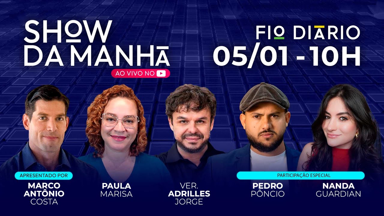 SHOW DA MANH&Atilde; - MADURO IR&Aacute; DELATAR LULA? - MORAES E O BANCO MASTER - 05/01/2026